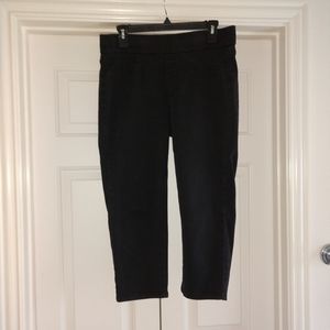 Sonoma black Capri jeans size 10